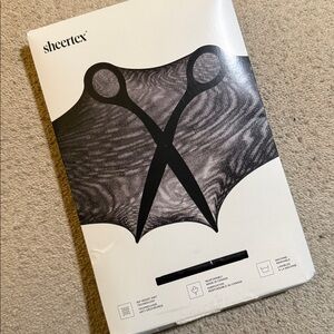 Sheertex Control Top Super Sheer Rip-Resist tights Black